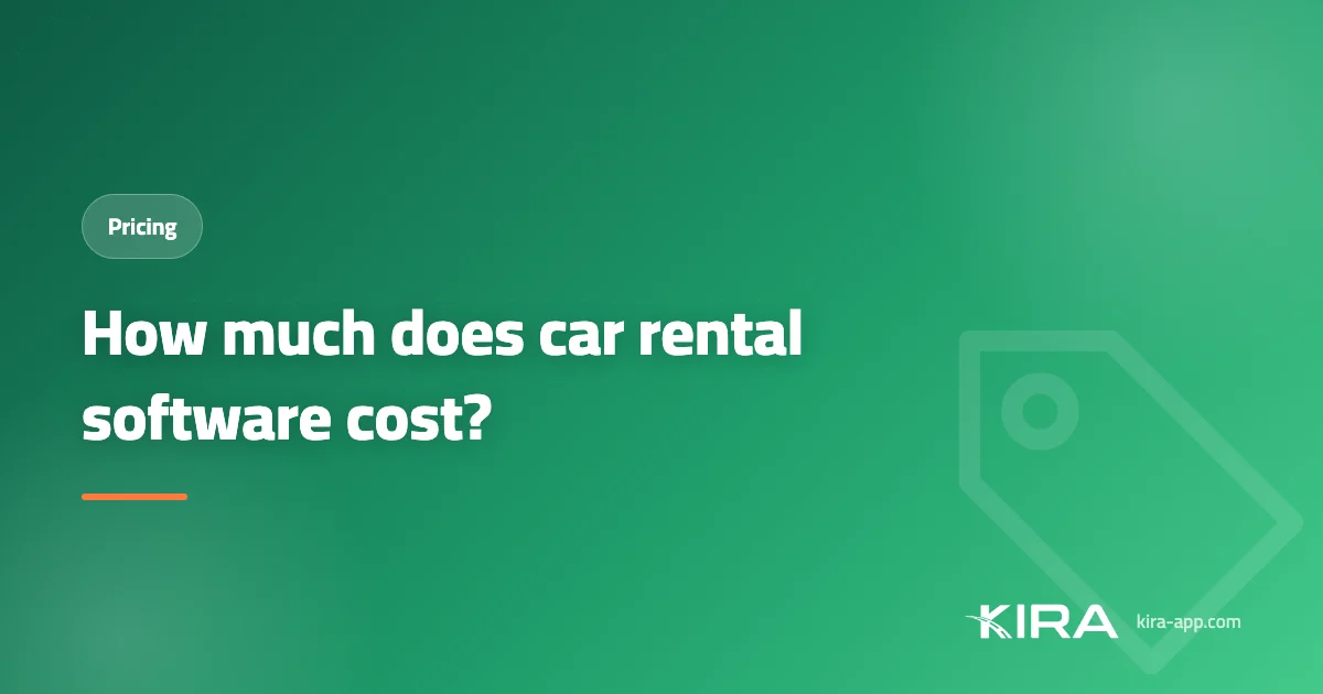 How Much Does Car Rental Software Cost? What You're Really Paying For